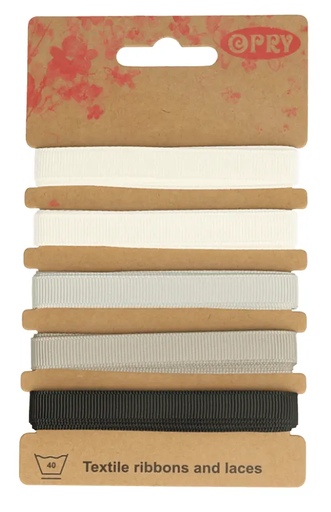 [DBF-60901] Band zelfbediening grosgrain 10mm 5 x 1m 