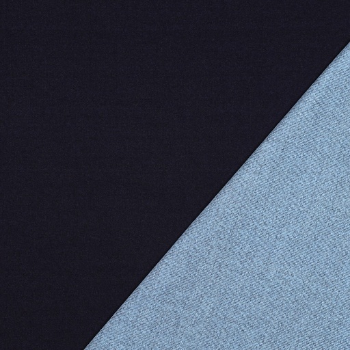 [VE-03215-004] Denim French Terry Night Blue