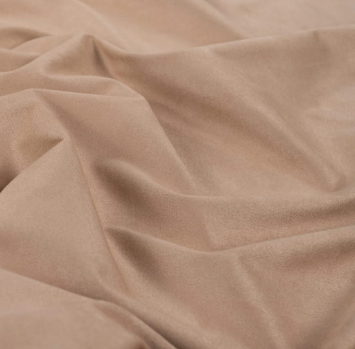 [QT-RS0374-530] Double Suède Stretch Camel 