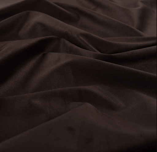 [QT-RS0374-580] Double Suède Stretch Dark Brown