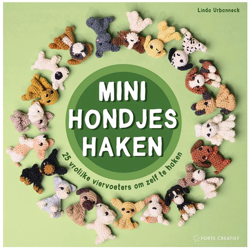[DBF-9999-0874] BOEK - Mini hondjes haken - Linda Urbanneck
