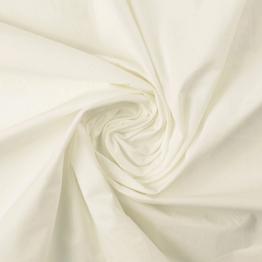 [HE-212187-5004] Stone washed popeline Off White