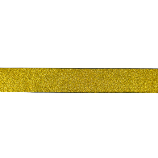 [KV-719R-1051] Elastiek Colour Line Glitter uni 40mm - Goud
