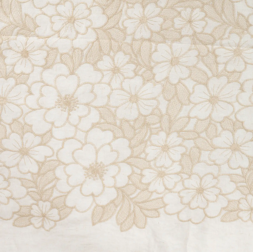 [QT-Q11823-520] Embroidery de Luxe Flowers Sand