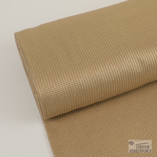 [POL-FM412523-021] Tricot Glitter Beige/Goud