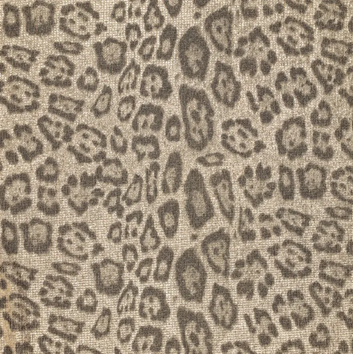 [KI-22662-090] Shiny Leopard Jersey Beige/Gold