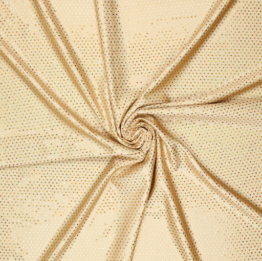 [KI-0962-065] Jazzlycra Glitter Sequins Crème