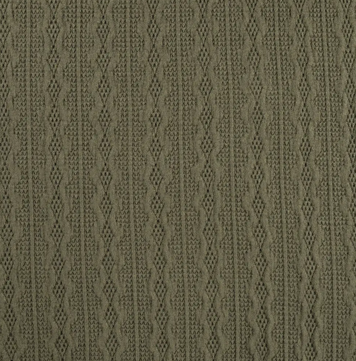 [QT-Q22594-270] Ajour Tricot "Florence" Army