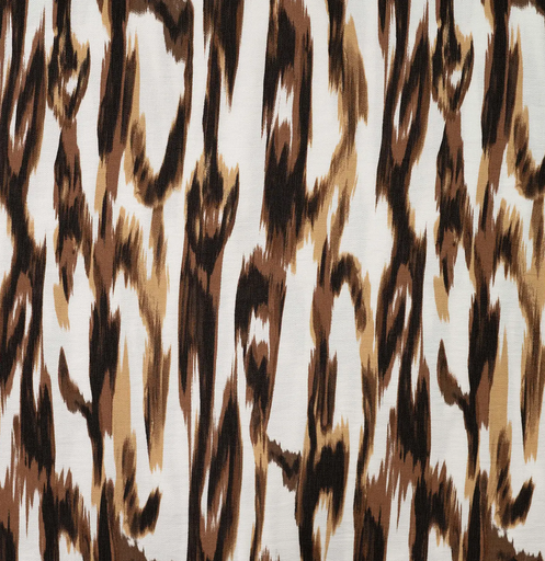 [QT-P12013-542] Viscose Nylon Air Flow Abstract Brown