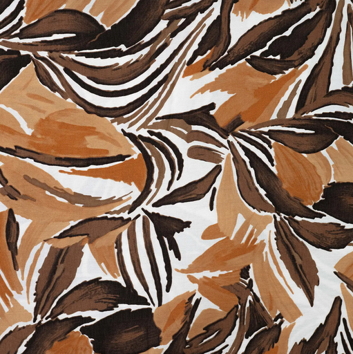 [QT-P12015-542] Viscose Nylon Air Flow Leaves Brown