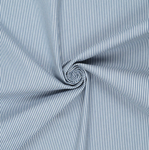 [KI-0246-051] Denim Mandarino Stretch 10.5 OZ Light Blue