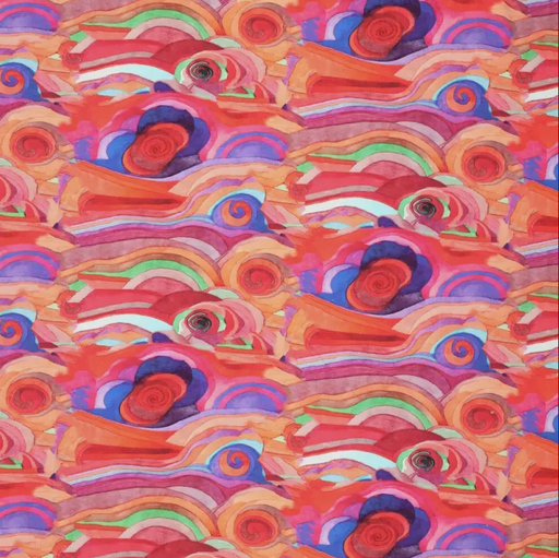 [KI-21523-440] Jersey Digital Starry Night Red