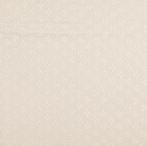[HE-210058-5003] Broderie Katoen Fine Fleur Off White