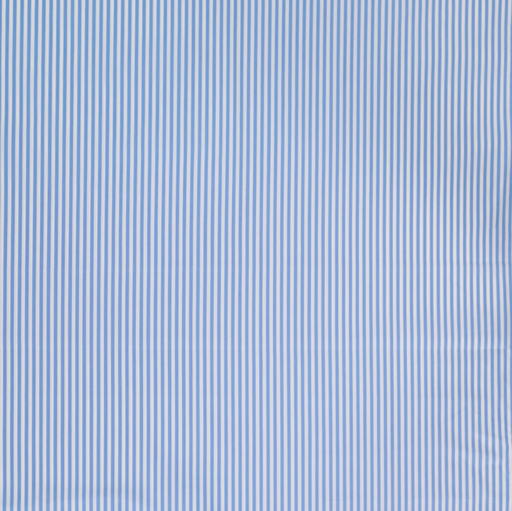 [QT-Q11834-910] Stretch Poplin Small Stripe Light Blue