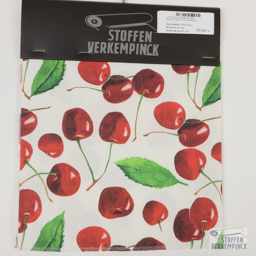 [2JT-DIGISUN CHERY-ROUGE] Outdoor Teflon Print Kers Rood