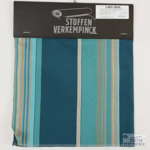 [2JT-SUNNY MULTI ST.TROPEZ PETROL] Outdoor Teflon anti-UV Multico Petrol