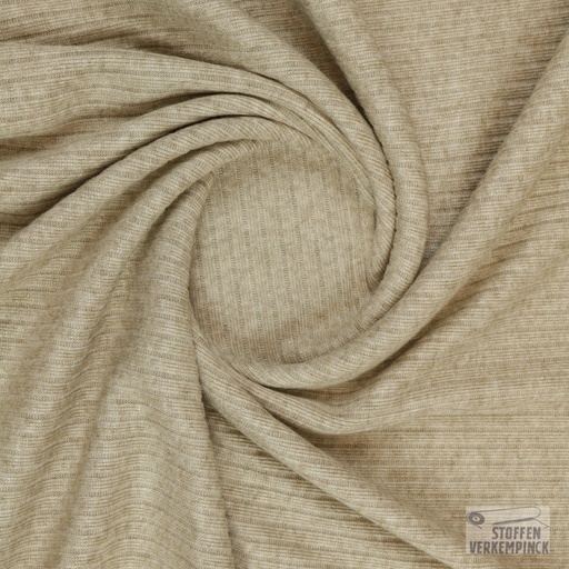 [POL-794854-30] Ribjersey Uni Beige Melange