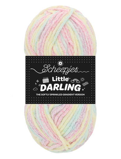[DBF-1757-01] Scheepjes Little Darling Sprinkled Gradient 50g - 01 Snow