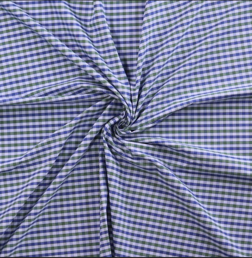 [POL-311000-31] Carreaux Katoen/Polye. Groen/Blauw