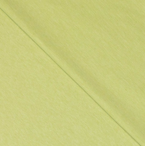 [POL-797433-716] french Terry Not Brushed Melange Licht Groen