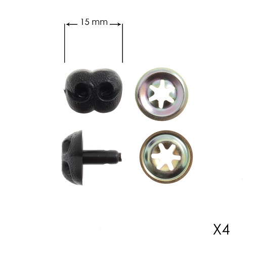 [DI-CB027] Veiligheidsneus voor beer 15mm 4x