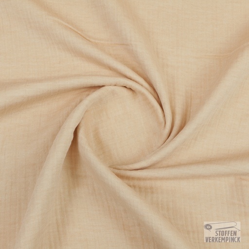 [BEW-1133-10] Triple Gauze Pastel Salmon/Ecru