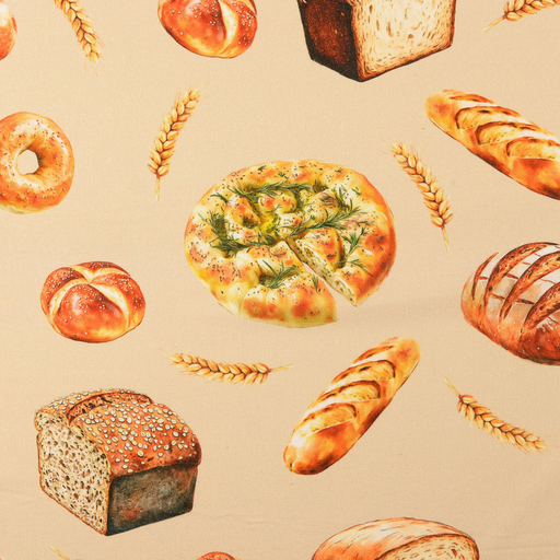 [NO-60429-052] Cotton Digital Bread Beige