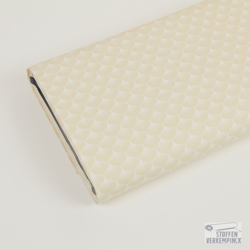 [MC-POPL LEAF-7002] Cotton Poplin Leaf Beige