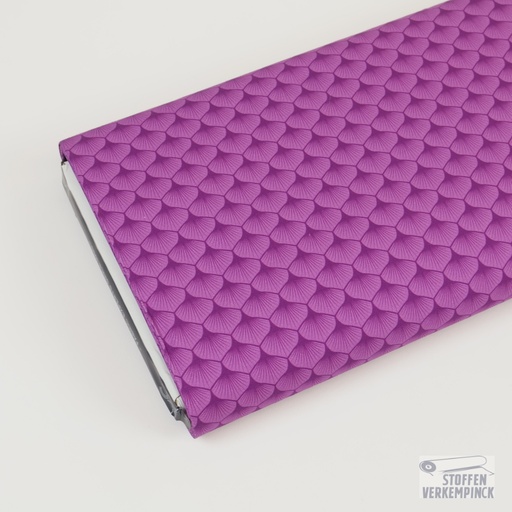 [MC-POPL LEAF-7009] Cotton Poplin Leaf Violet