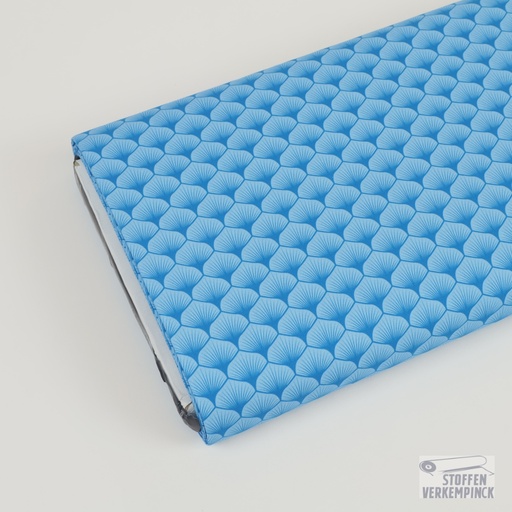 [MC-POPL LEAF-7011] Cotton Poplin Leaf Turquoise