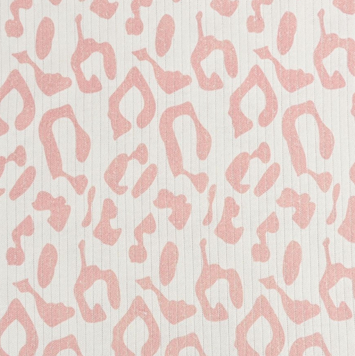 [MU-6079-413] Ribjersey Leopard Rose