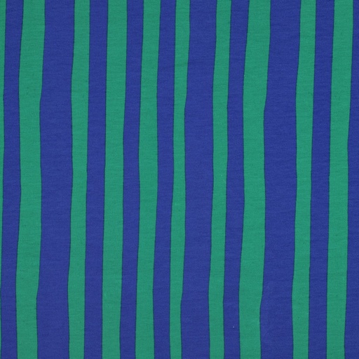[VE-08109-021] Jennifer Bouron Organic French Terry Stripes - Blue/Green