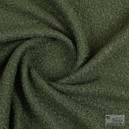 [MC-CURLY FLEECE-6003] Curly Fleece Dark Khakigreen