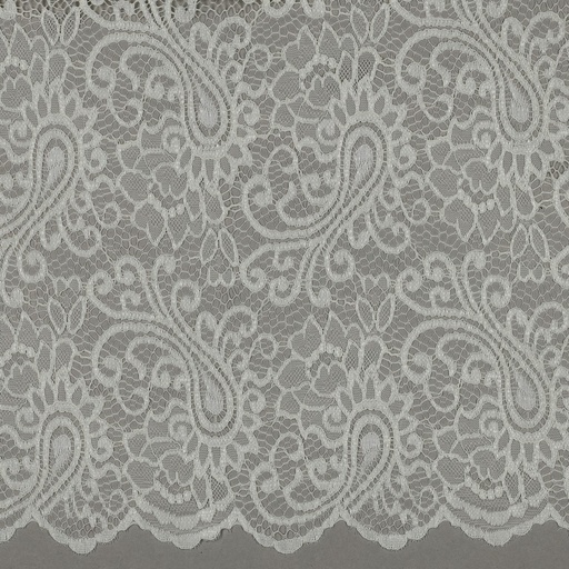 [VE-01612-015] Lace two-side Scallop Off White