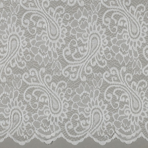 [VE-01612-016] Lace two-side Scallop White