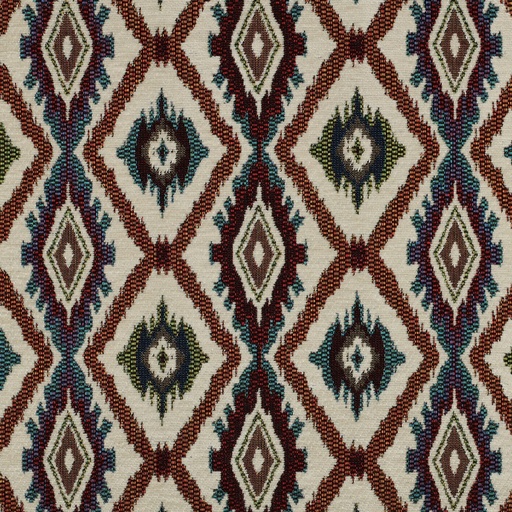 [VE-04875-002] Gobelin Chenille Abstract Ecru