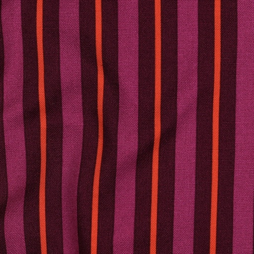 [VE-07145-011] Canvas Stripes Aubergine/Fuchsia