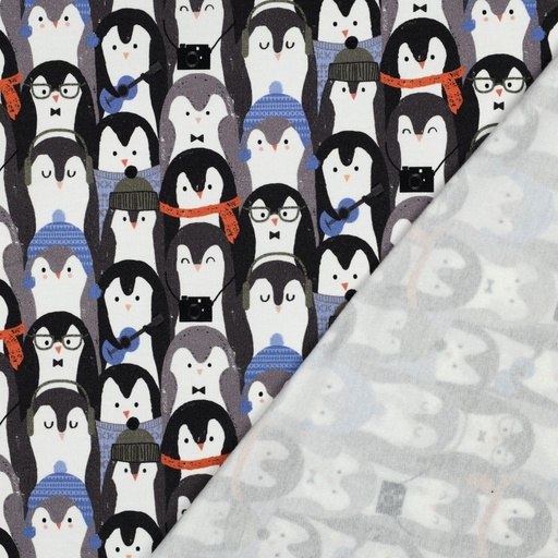 [VE-01947-002] Sweat Digital Penguins Grey