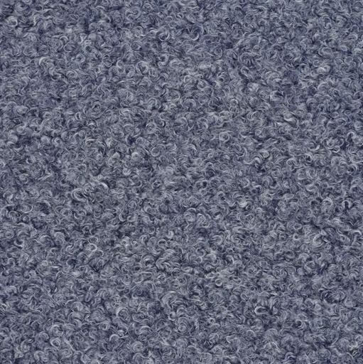 [KI-0805-695] Mantelstof Bouclé Lanissimo Jeansblauw