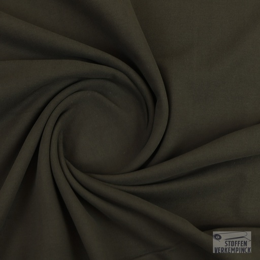 [KI-0874-100] French Terry Brushed Jolieno Donker Bruin