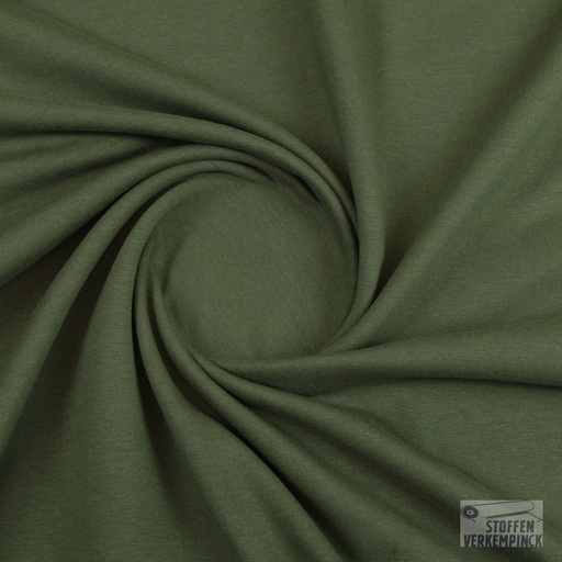 [KI-0874-213] French Terry Brushed Jolieno Leger Groen
