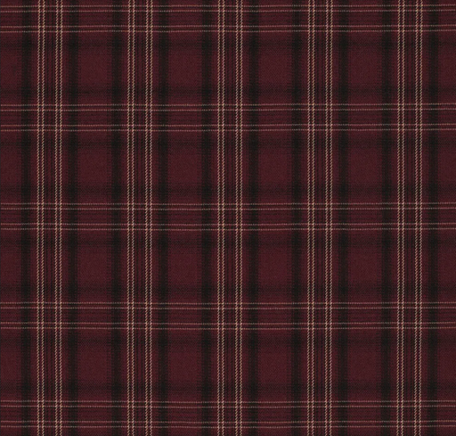[KI-23226-400] Stretch Glasgow Checks Bordeaux