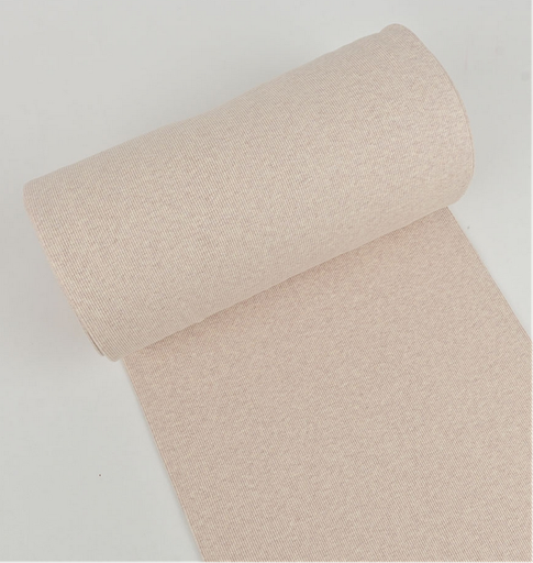 [MU-6100-152] Boordstof Rib Beige Melange