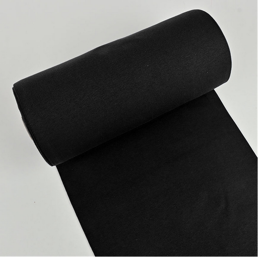 [MU-6100-69] Boordstof Rib Black