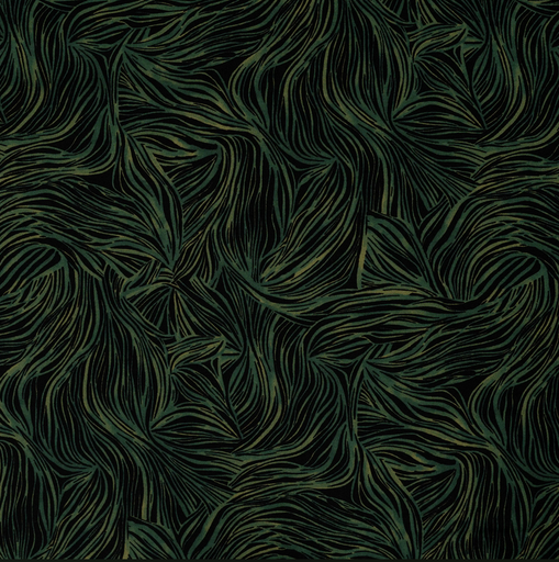 [QT-P24009-940] Viscose Twill Print Abstract Green