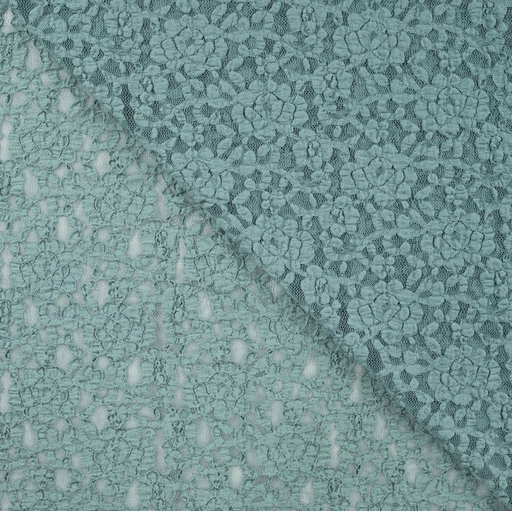 [QT-Q22778-220] Lace Stretch Kinda Dark Dusty Mint