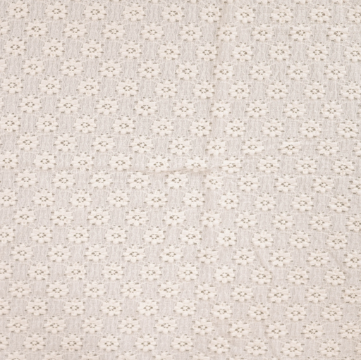 [QT-K47139-500] Flower Lace Stretch Ecru