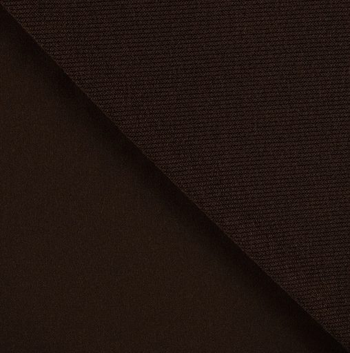 [QT-Q22964-580] Ribjersey Fancy Knit Brown