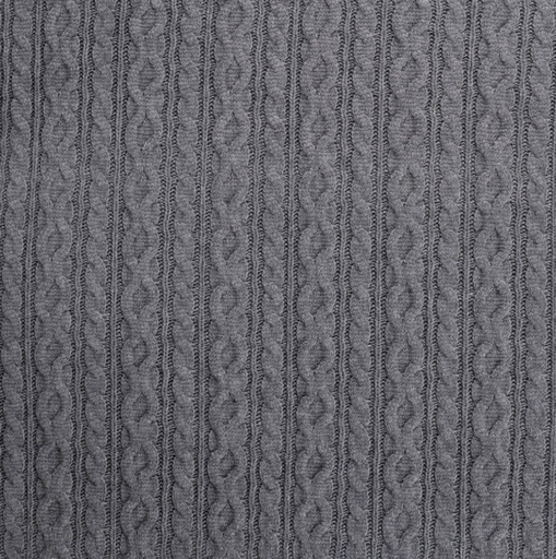 [QT-Q22970-680] Jersey Nordic Cable Grey