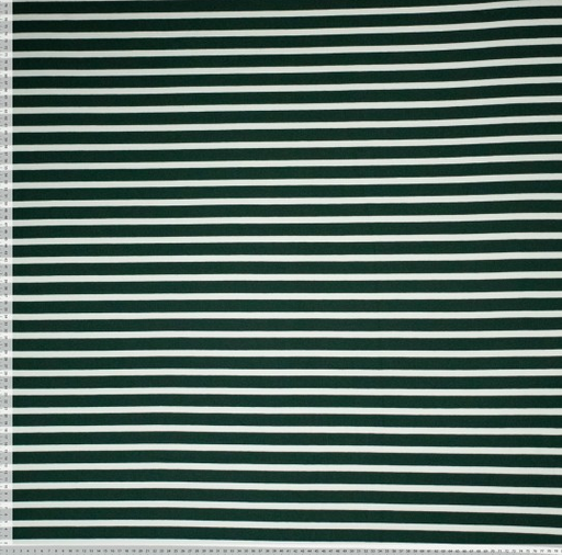 [POL-412022-23] Jersey Katoen Yd Stripe Bottle/Off White
